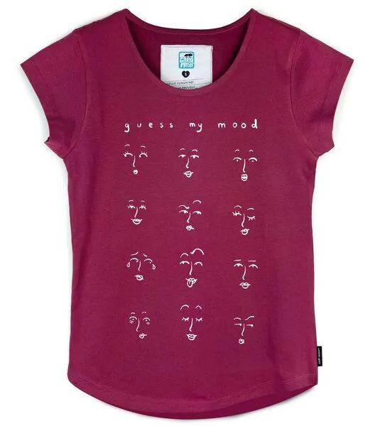 Gary Mash GARY MASH Shirt Asheville guess my mood aus Biobaumwolle, Fuchsia (pink), – Produktbild 1 von 4