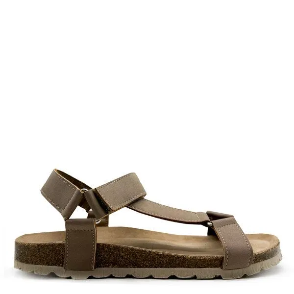 thies Vegane "thies ® Eco Bio Trek" Sandale aus recycelten Flaschen, Elephant grey, – Produktbild 1 von 4