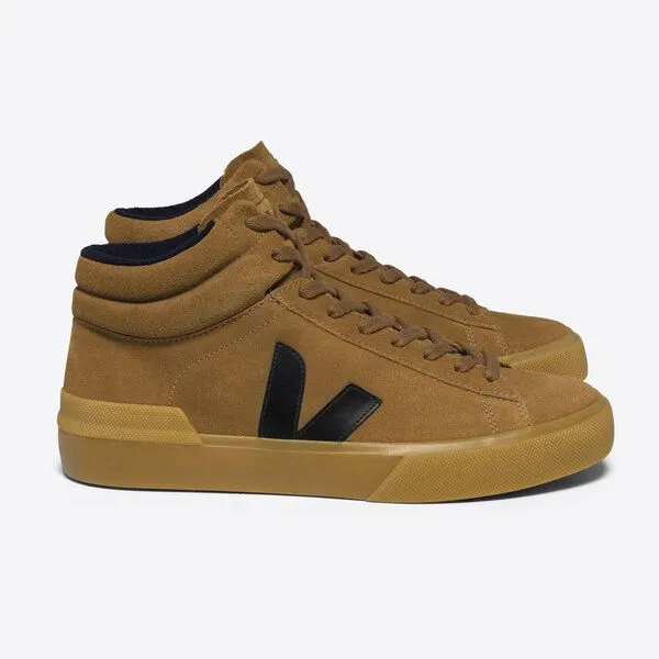 Veja Veja High-Top Sneaker Damen - Minotaur Suede, Braun (camel black), – Produktbild 1 von 4