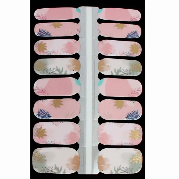 Vargu Vargu LAUED vegane Nagelfolien flower mood, Summer sun, – Produktbild 4 von 4