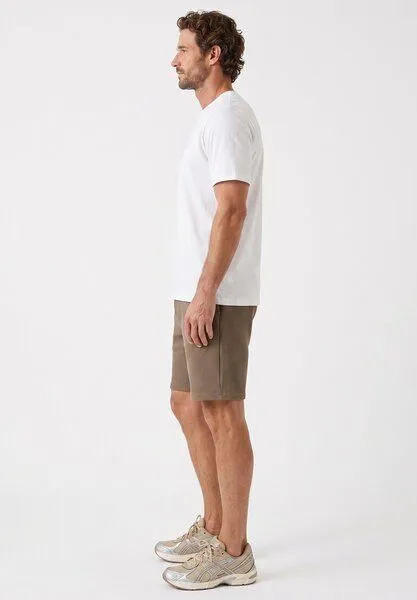 ORGANICATION ORGANICATION STEVVEN | Waffel-Shorts aus Bio-Baumwolle & recyceltem Polyester, Brown, – Produktbild 4 von 4