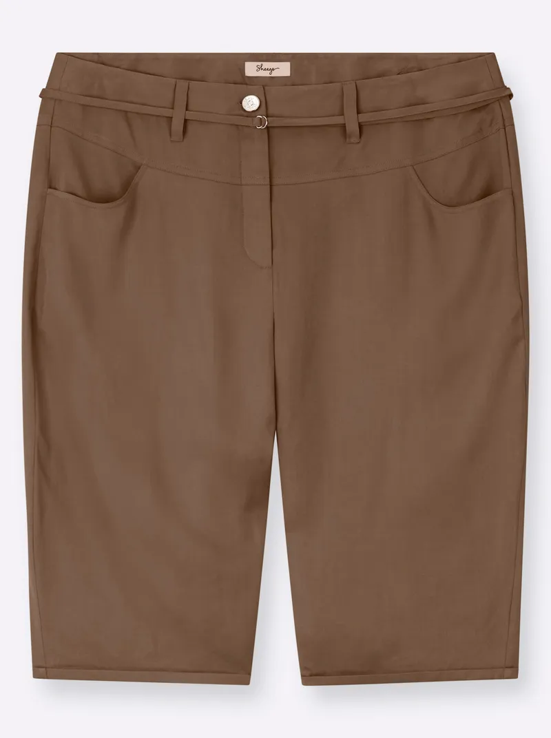 sheego Bermudas braun, Braun, – Produktbild 1 von 2