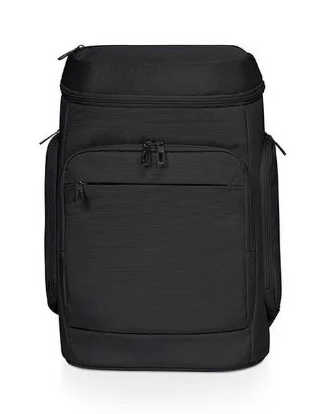 Halfar Notebook Backpack Halfar aus recyceltem Polyester 30 x 47 x 17 cm, Schwarz, – Produktbild 1 von 4