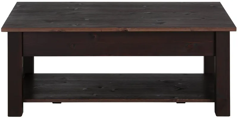 OTTO home Couchtisch Chicago (Couchtisch, Sofatisch, OTTOs Choice), in zwei Größen, Landhausstil, zusätzlicher Stauraum, Braun|weiß, – Produktbild 5 von 5