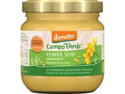 Campo Verde Campo Verde Feiner Bio-Senf, mittelscharf. 200 ml – Produktbild 1 von 1