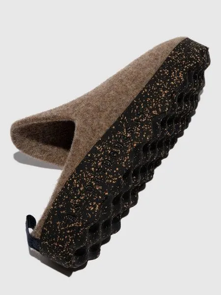 ASPORTUGUESAS ASPORTUGUESAS Filz Pantolette Come Herren, Taupe, – Produktbild 4 von 4