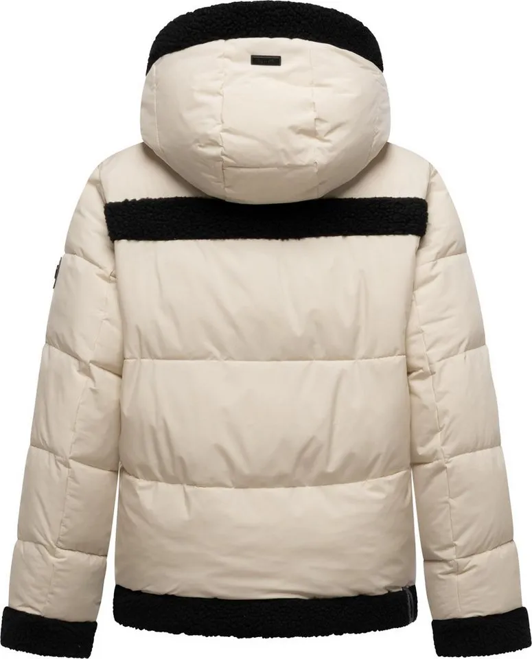 ragwear ragwear Winterjacke Editah YOUMODO warme modische Jacke mit Plüsch-Details, Braun, – Produktbild 4 von 5