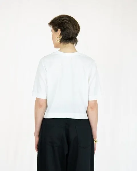 keijn keijn Shirt MESH – Kurzes Shirt aus Deadstock-Baumwolle, halbtransparent & doppellagig – Produktbild 4 von 4