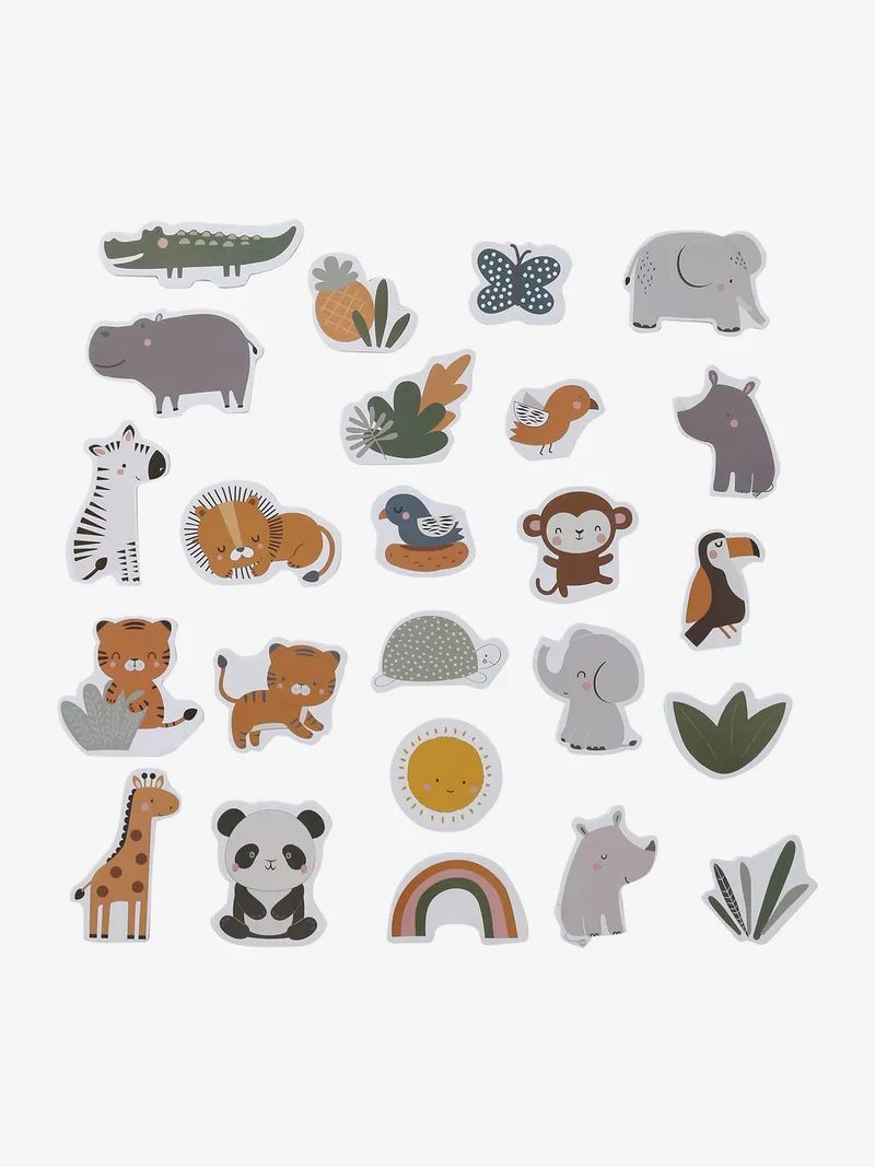 Vertbaudet Baby Badewannen-Sticker TANSANIA, Gelb, – Produktbild 1 von 3