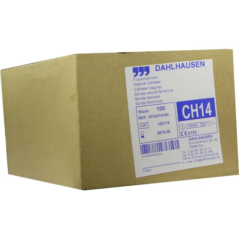 P. J. Dahlhausen KATHETER Frauen Ch 14 20 cm 100 St Katheter – Produktbild 1 von 1