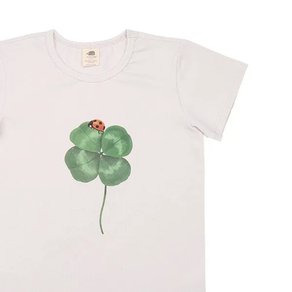Walkiddy Öko Wild Flowers T-Shirt in Weiß - 95% Organische Baumwolle, GOTS-zertifiziert – Walkiddy, Weiß, – Produktbild 3 von 3