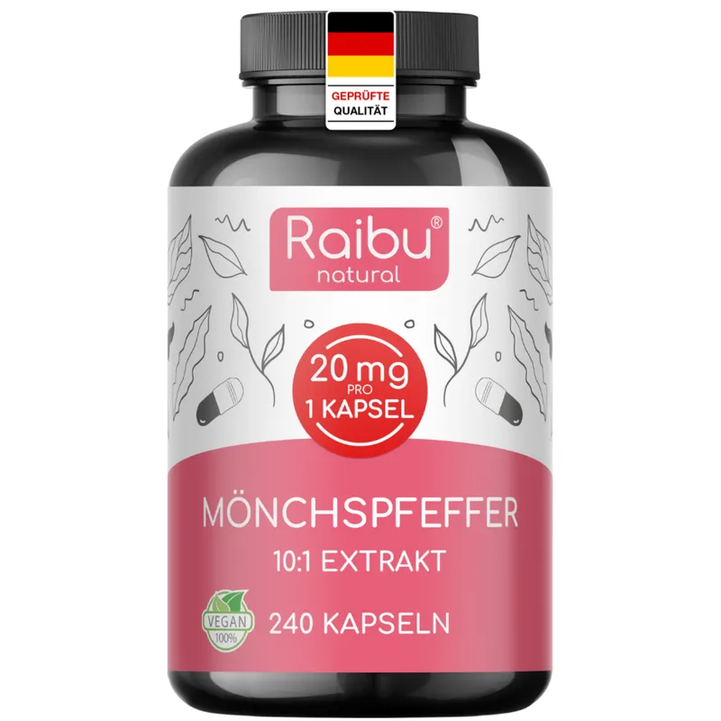 Raibu Natural Raibu Natural Mönchspfeffer | 240 Kapseln – Produktbild 1 von 1