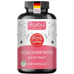 Raibu Natural Raibu Natural Mönchspfeffer | 240 Kapseln – Produktbild 1 von 1