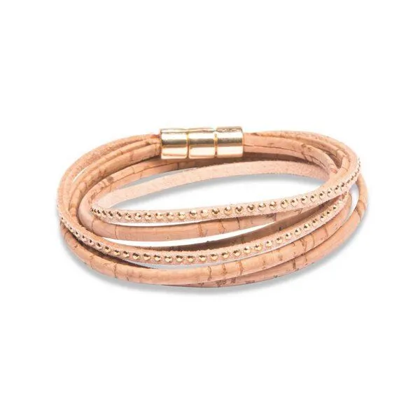 Kork-Deko Kork-Deko Freches, helles Wickelarmband aus Naturkork – Produktbild 1 von 2
