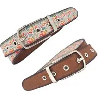 Seegarn Seegarn - Gürtel / Wendegürtel 'SeeFrieden' 3cm, Silber matt, – Produktbild 2 von 5