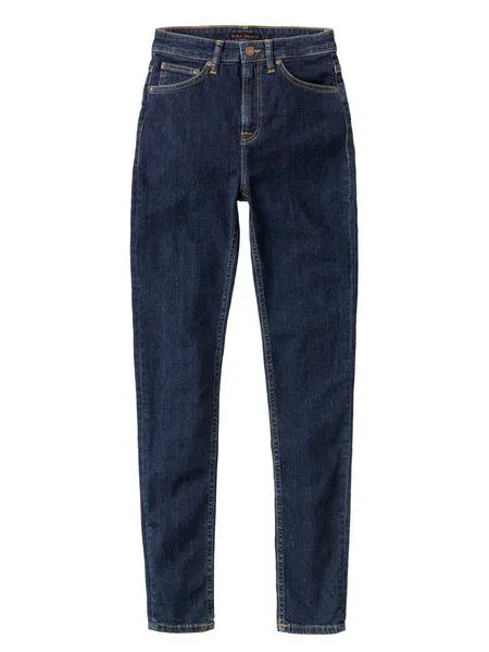 Nudie Jeans Nudie Jeans Jeans - Hightop Tilde - aus einem Baumwolle/Elasthan-Mix, Blue, – Produktbild 2 von 8