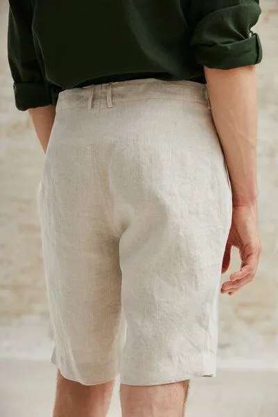 Jyoti - Fair Works Jyoti - Fair Works Hanf Shorts Heet, Weiss, – Produktbild 3 von 4
