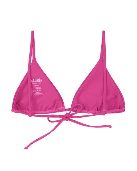 MATONA Matona Triangel Bikini-Oberteil aus Econyl für Frauen / Triangle Bikini Top, Purple, – Produktbild 4 von 4