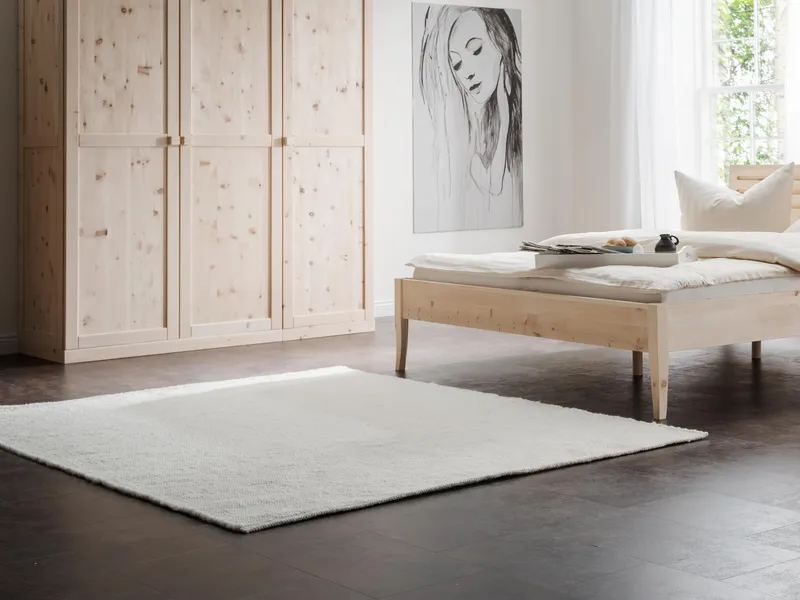 allnatura allnatura Schurwollteppich "Berberino" 60x120 cm, Beige, – Produktbild 2 von 2