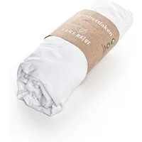 HANS NATUR Spannbettlaken Bio-Baumwolle weiß 60x120 cm / 70x140 cm, Weiß, – Produktbild 1 von 1