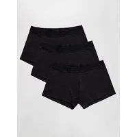 Honest Basics Honest Basics Boxershorts 3er-Pack aus Bio- und recycelter Baumwolle, Schwarz, – Produktbild 2 von 5