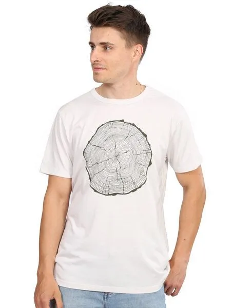 Life-Tree Life-Tree Fairwear Bambus Shirt Men BigSlice, Weiß, – Produktbild 3 von 4
