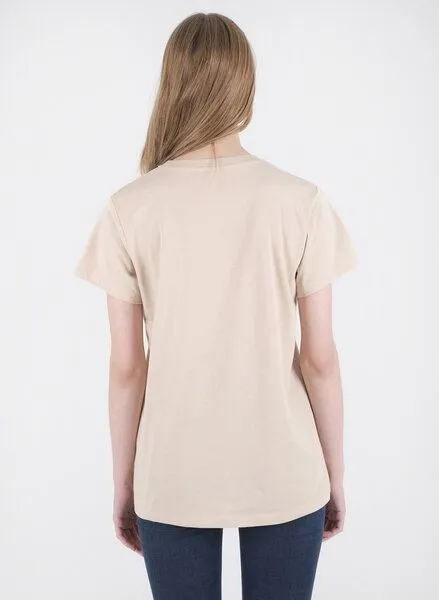 ORGANICATION ORGANICATION T-Shirt aus Bio-Baumwolle mit Print, Natur(birch), – Produktbild 4 von 4