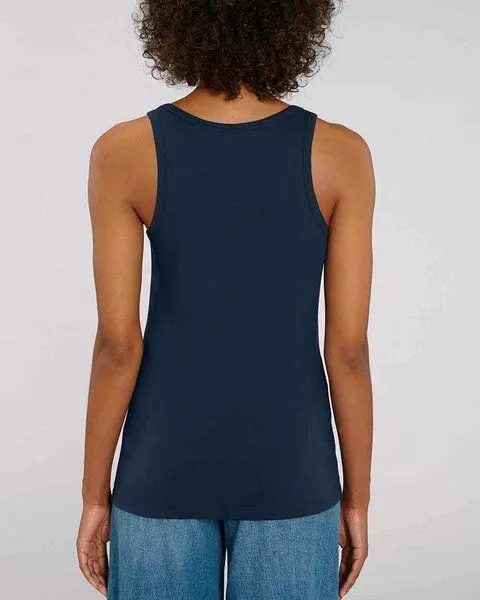 YTWOO YTWOO Damen Top aus Bio Baumwolle, nachhaltig & fair, viele Farben, Navyblau, – Produktbild 3 von 4
