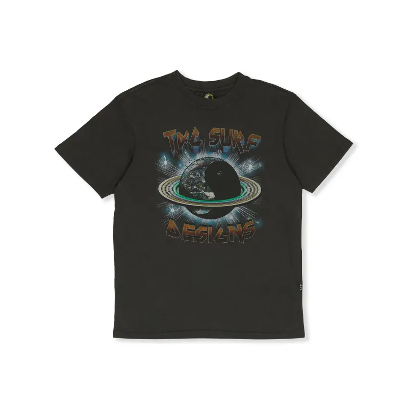 Town & Country Surf Designs T-Shirt Town & Country Surf Designs Planet, Noir, – Produktbild 1 von 1