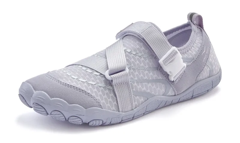 VENICE BEACH VENICE BEACH Badelatsche, Badeschuhe, Badeschlappe, Barfußschuh, leichter Slipper Aquaschuh Wasserschuh schnelltrocknend mit ultraleichter Sohle VEGAN, Lila, – Produktbild 3 von 5