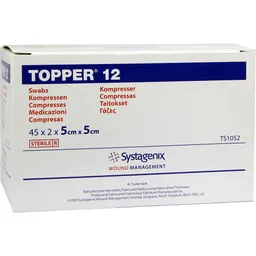 Solventum Germany TOPPER 12 Kompr.5x5 cm steril 45X2 St Kompressen – Produktbild 1 von 1
