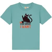 watabout kids watabout.kids T-Shirt Kinder Cat, Teal monstera, – Produktbild 1 von 1