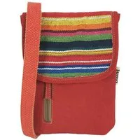 Sunsa Sunsa Damen Handy Tasche, kleine Umhängetasche aus Canvas & gewebte Baumwolle. Vegane Crossover bag mit Streifen – Produktbild 1 von 1