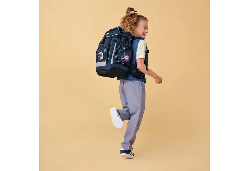 Ergobag Ergobag Schulranzen Schulranzen-Set MAXI KoBärnikus 6-teilig, 24/25 (6-teilig), ergonomisch, ab 1. Klasse, Your-Size-System, Blau, – Produktbild 2 von 5