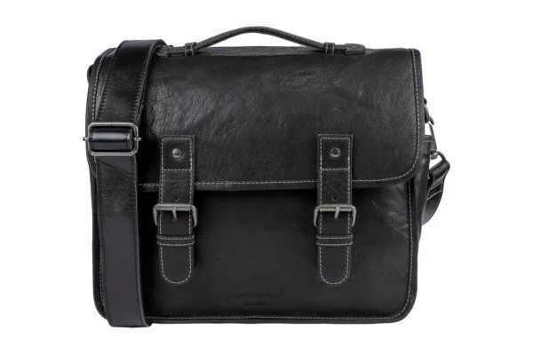 Alpenleder Alpenleder Messenger Bag TOURER, Ebenholz (schwarz), – Produktbild 2 von 4