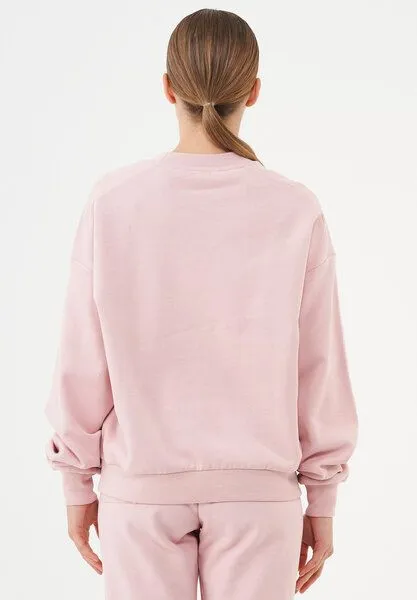 ORGANICATION ORGANICATION ESSENTIALS-BUKET- Soft Touch Sweatshirt aus Bio-Baumwolle, Dusty pink, – Produktbild 4 von 4
