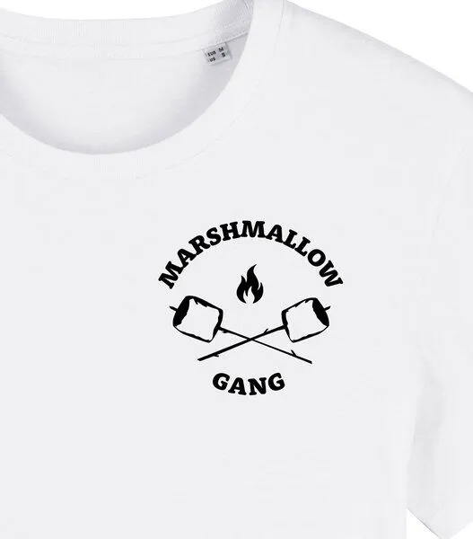 päfjes Marshmallow Gang - Brust Motiv - päfjes Fair Wear Männer T-Shirt - White – Produktbild 2 von 3