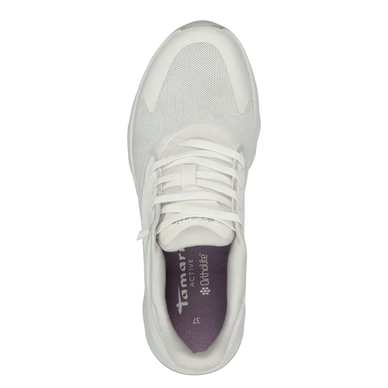 Tamaris Tamaris Women Lace-up für Damen, weiß, Größe 42 EU, Weiß, – Produktbild 4 von 5