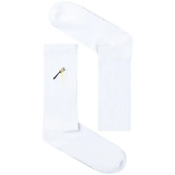 GreenBomb GREENBOMB Tennis-Socken Pasta Fork, White, – Produktbild 1 von 2
