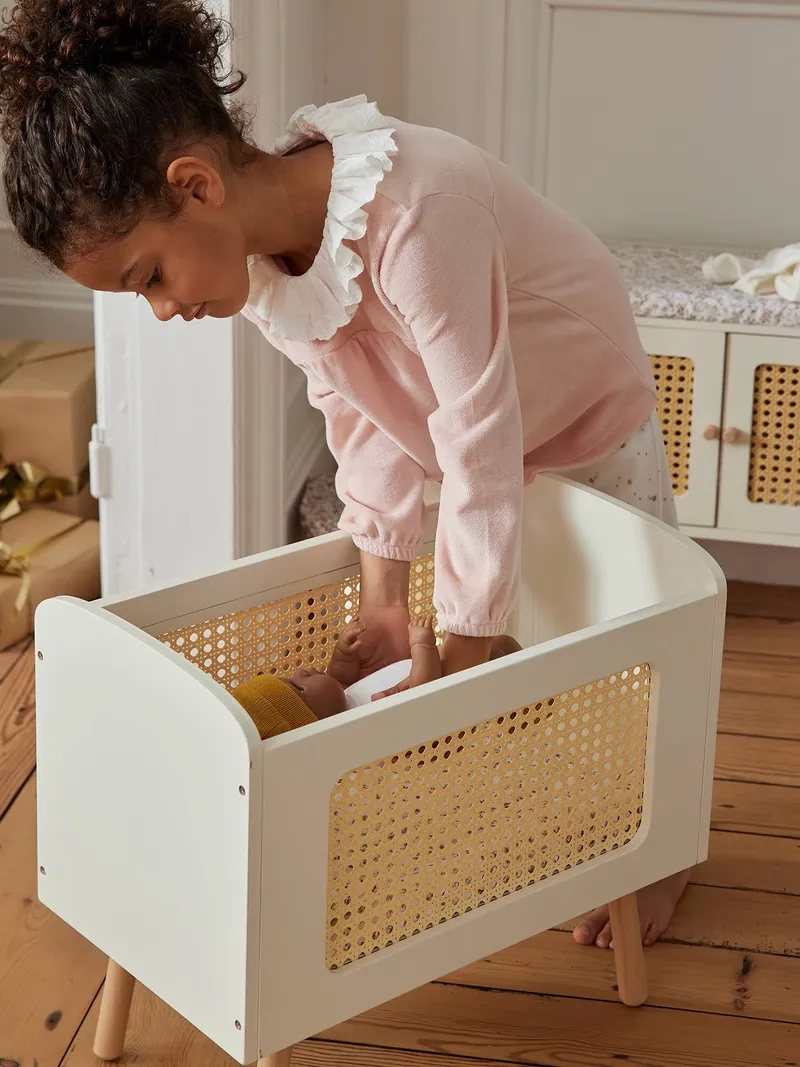 Vertbaudet Puppenbett PETITE POESIE, Weiß, – Produktbild 4 von 4