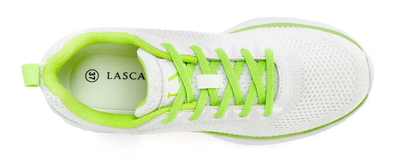 Lascana Sneaker, Weiß/limone, – Produktbild 3 von 3