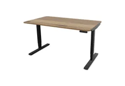 ASSMANN Büromöbel Schreibtisch Y-LINE Curved (120x70cm Schwarz Eiche Tabak Kollisions-Schutz, Elektrisch höhenverstellbar, Kindersicherung 2-fach-Motorik Doppelhub, einfache Montage, für Büro und Homeoffice), TÜV-zertifiziert, Blauer Engel, 5 Jahre Herstellergarantie – Produktbild 1 von 1