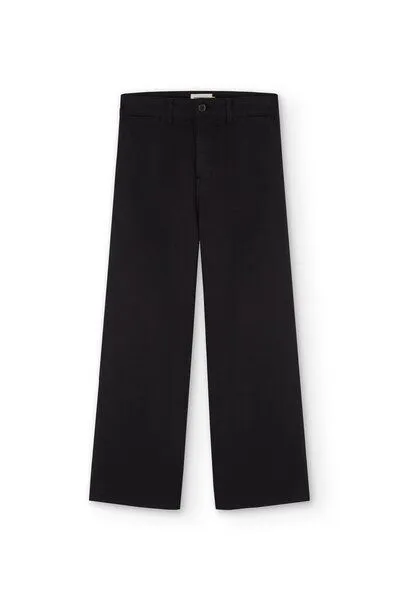 TIRALAHILACHA TIRALAHILACHA Hani Recycled Cotton Sailor Pants, Schwarz, – Produktbild 4 von 4