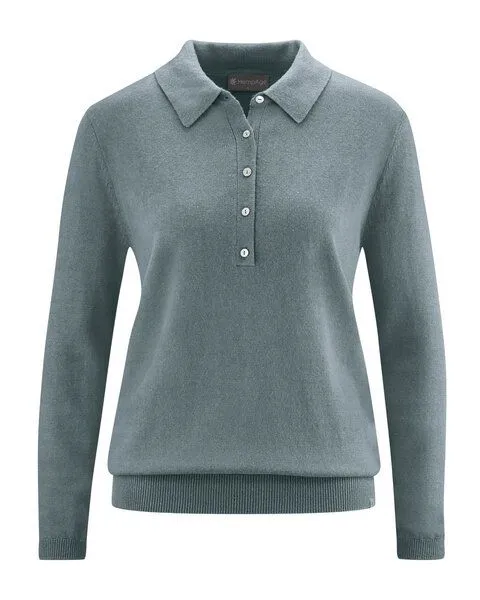 HempAge HempAge Edler Pullover Hanf/Biobaumwolle, Titan (grau), – Produktbild 1 von 4