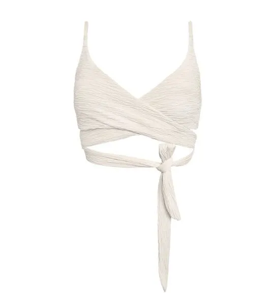 Anekdot Anekdot Bikini Top Lin Jacquard, Natur, – Produktbild 4 von 4