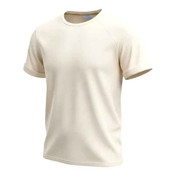 körber mode körber mode T-Shirt aus europäischem Hanf und Biobaumwolle weiß – Produktbild 1 von 1