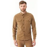 ORGANICATION ORGANICATION Hemd aus TENCEL Lyocell und Bio-Baumwolle, Braun(army brown), – Produktbild 1 von 1