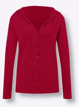 heine Kapuzenstrickjacke rot – Produktbild 1 von 1