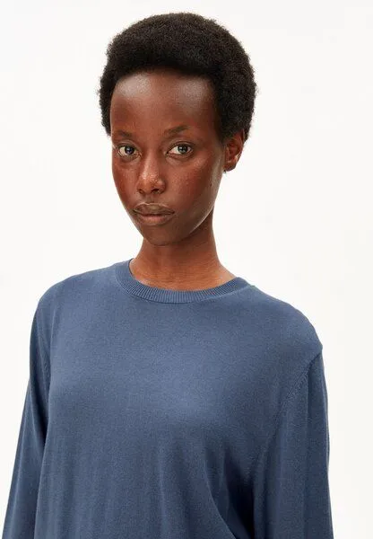 ARMEDANGELS ARMEDANGELS FINE KNIT Damen Pullover aus TENCEL Modal Mix, Dusty moon, – Produktbild 3 von 4