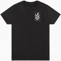 ilovemixtapes ilovemixtapes Unisex T-Shirt „Der Zweig“ – Bio-Baumwolle, Stone Washed Sage Green, Denim Blue & Black, Fair Wear, Schwarz, – Produktbild 1 von 1